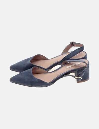 Cortefiel Zapato azul destalonado