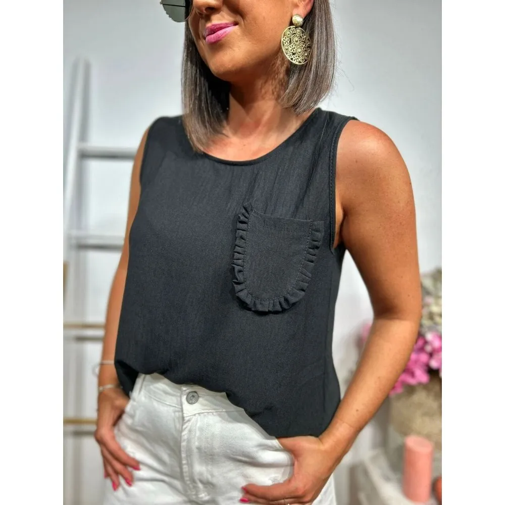 Cuerpo Básico Bolsillo HILMERATY Negro