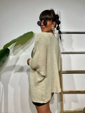 Cárdigan Murciélago SALLOW Beige