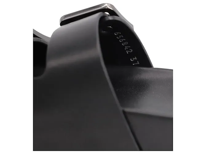 Day Sandalias Balenciaga Mallorca Plataforma en Cuero Negro 