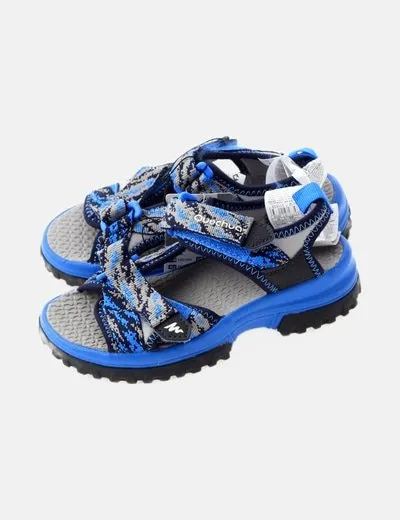 Decathlon Sandalia azul gris