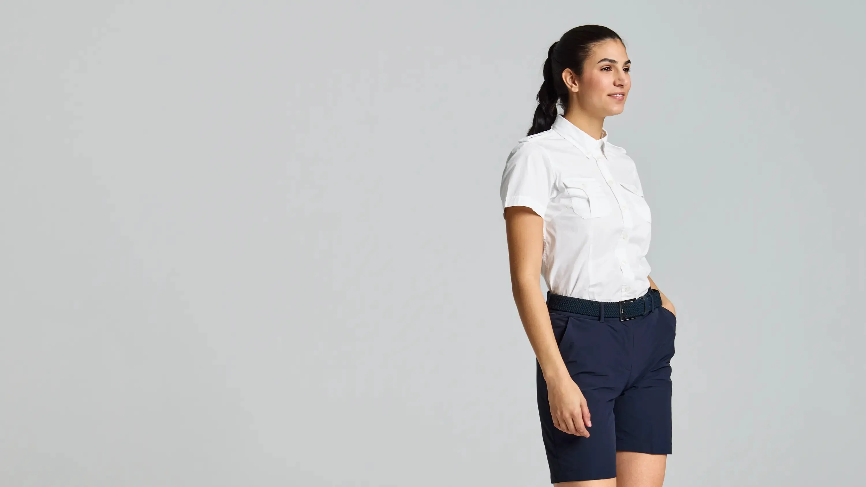 DECK WOMAN YACHT SHIRT Camisa de Anfitriona para Mujer