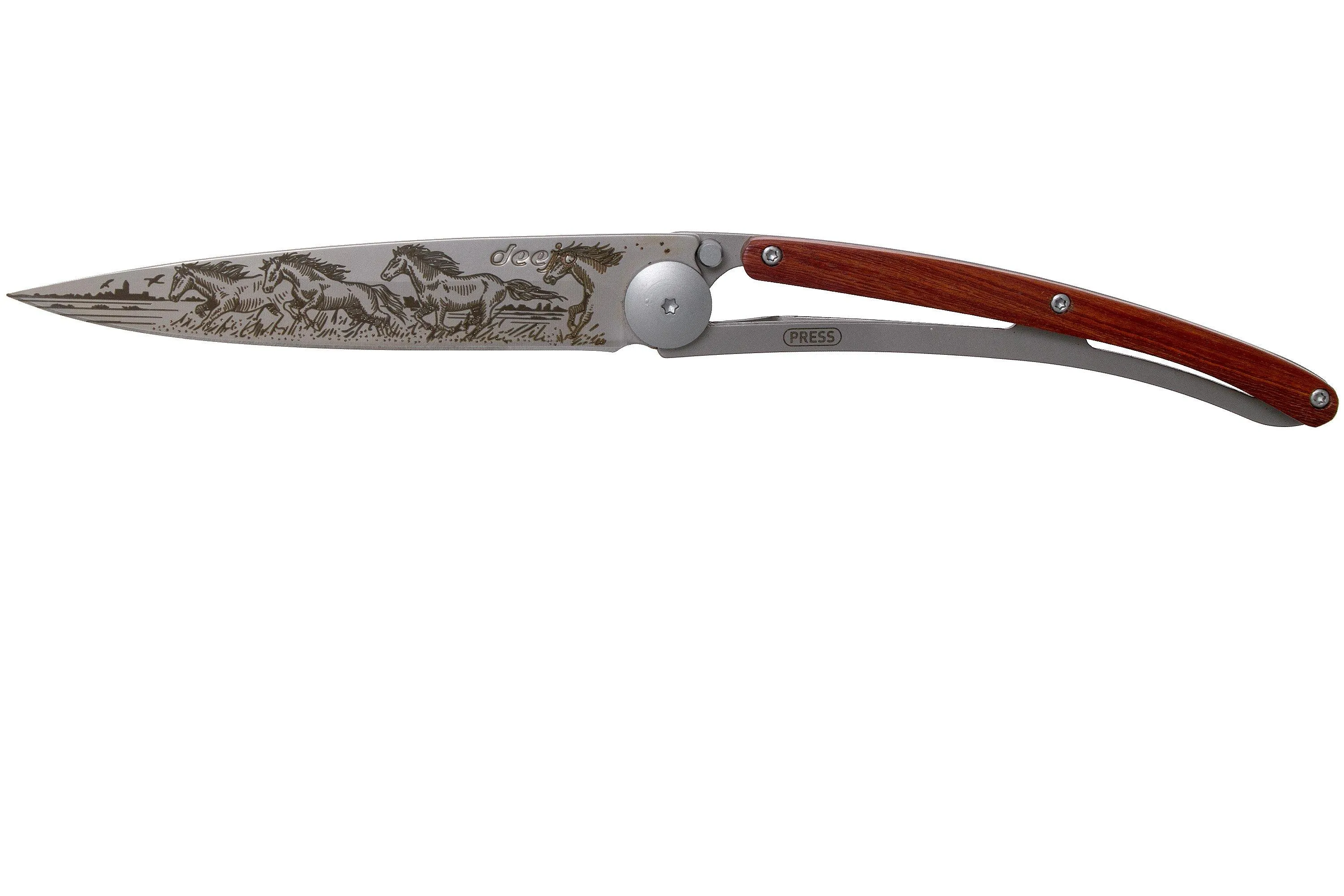 Deejo Tattoo 37g, Coral Wood, Wild Horses 1CB000071 navaja