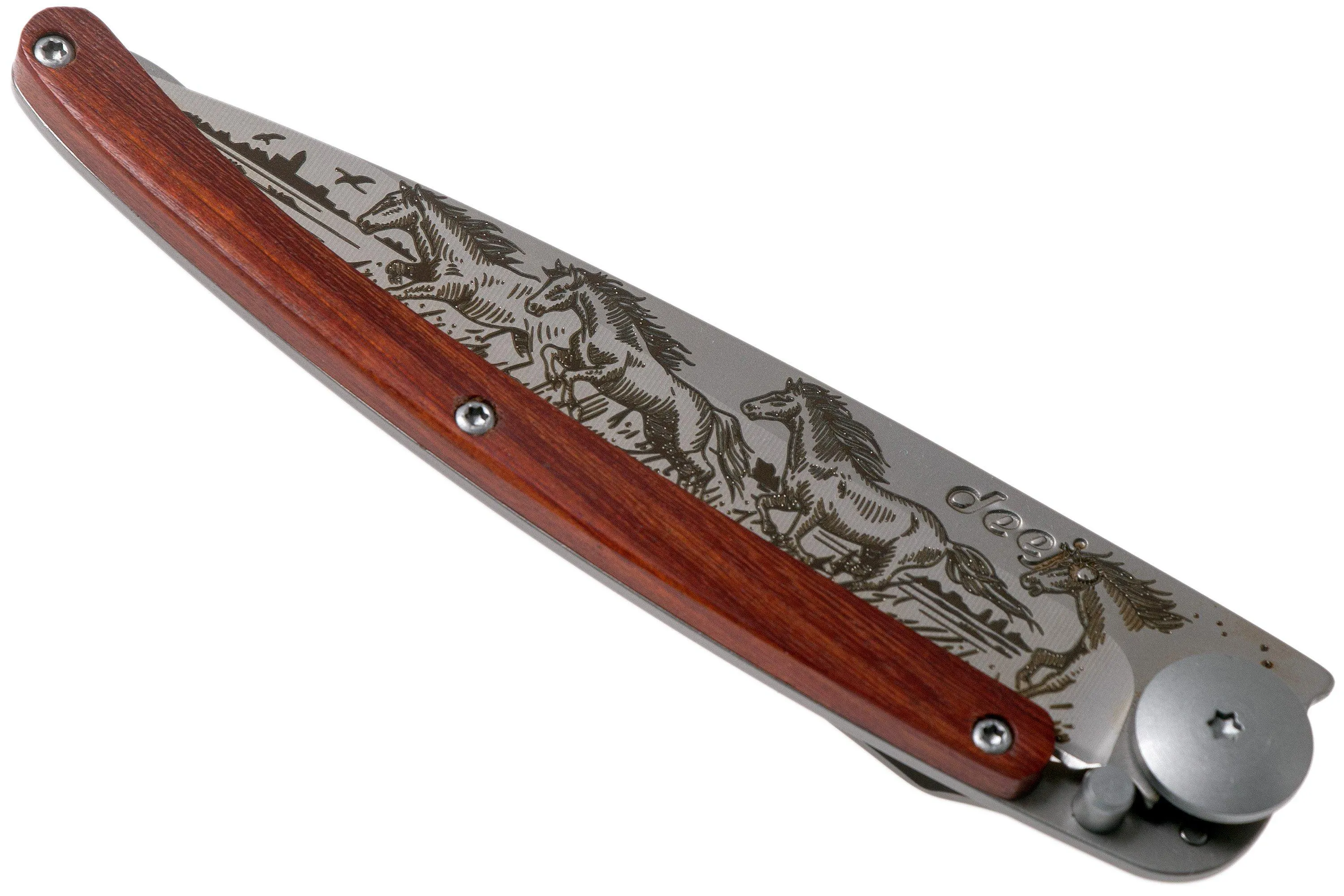 Deejo Tattoo 37g, Coral Wood, Wild Horses 1CB000071 navaja