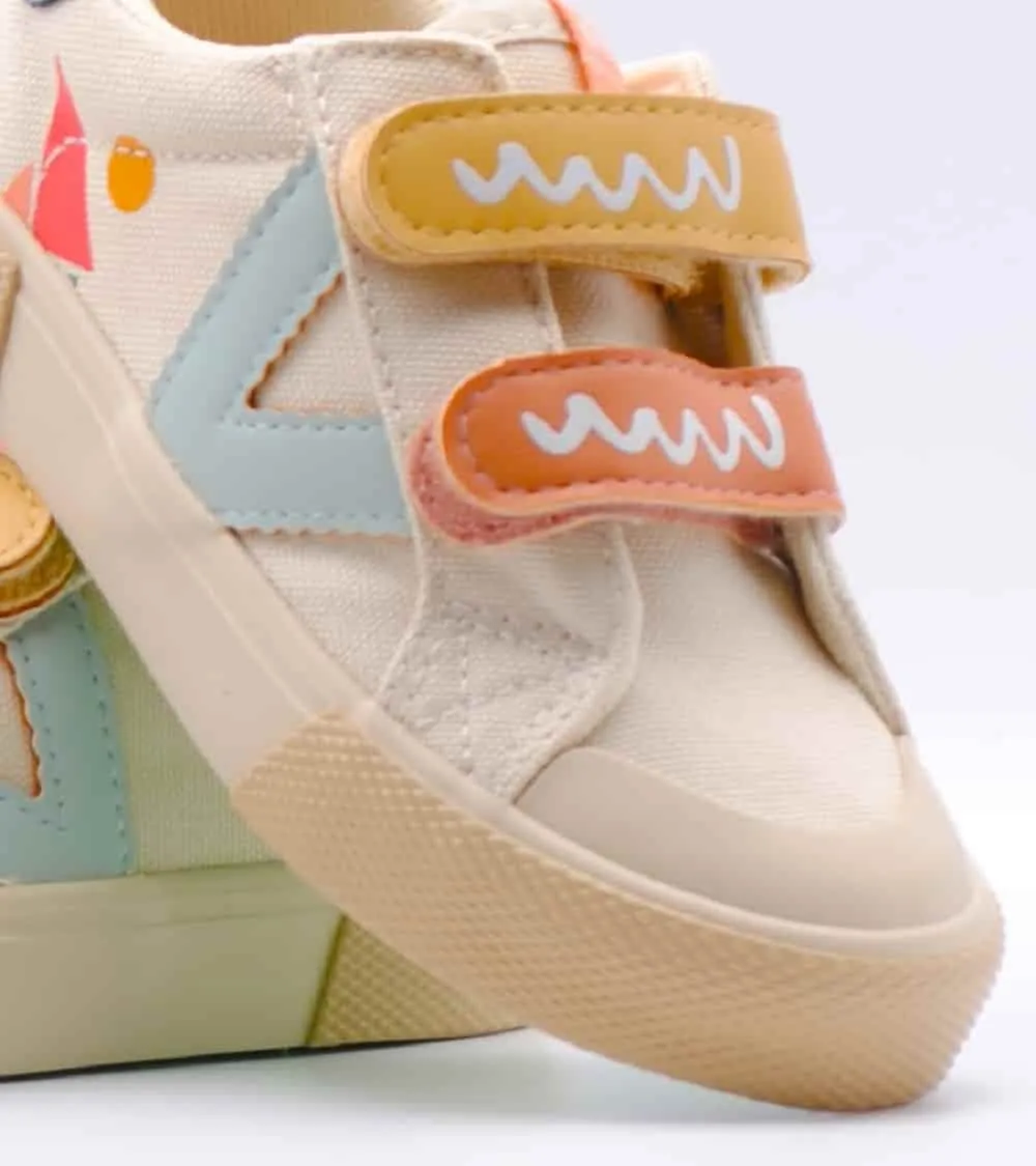 DEPORTIVAS VICTORIA TRIBU VELCRO PRINT MULTICOLOR BEIGE
