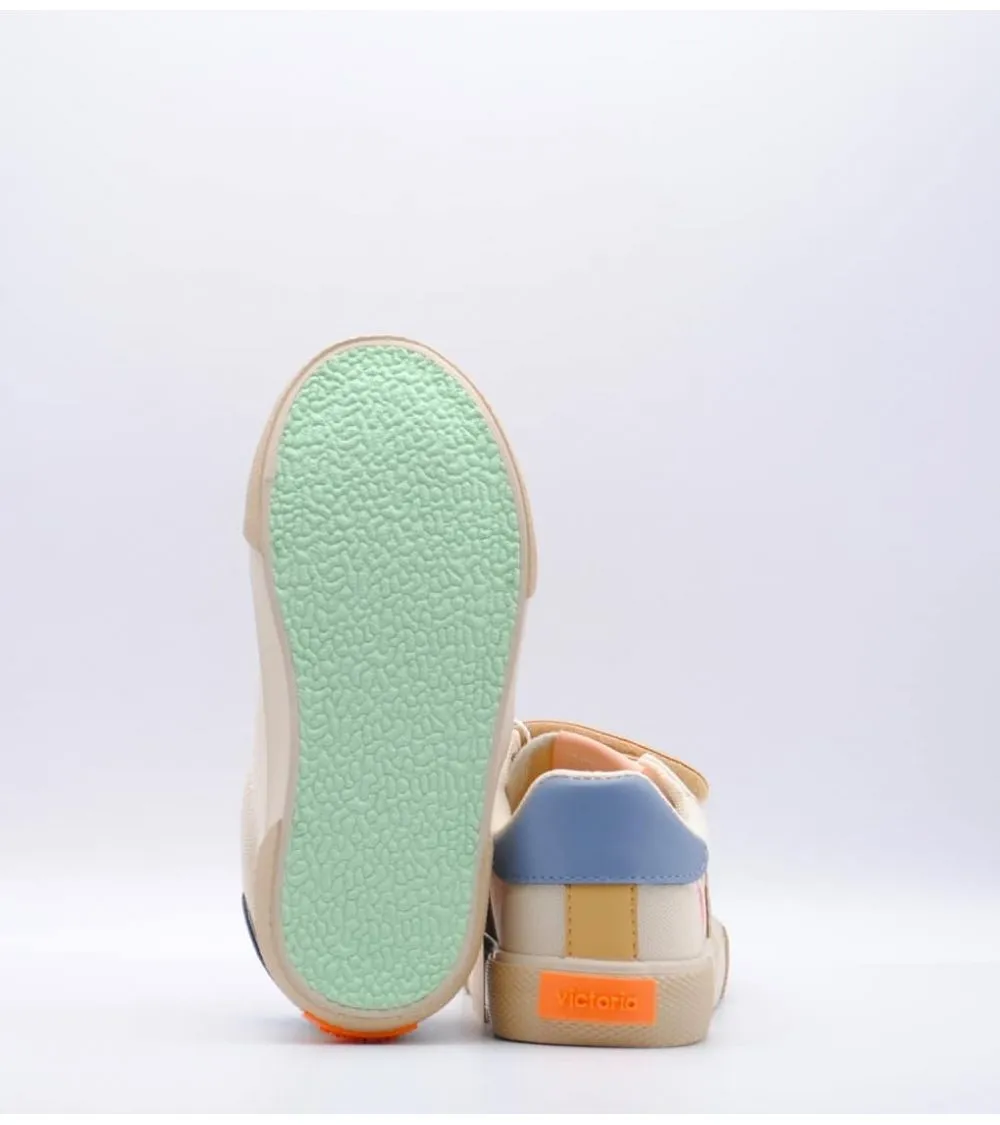 DEPORTIVAS VICTORIA TRIBU VELCRO PRINT MULTICOLOR BEIGE