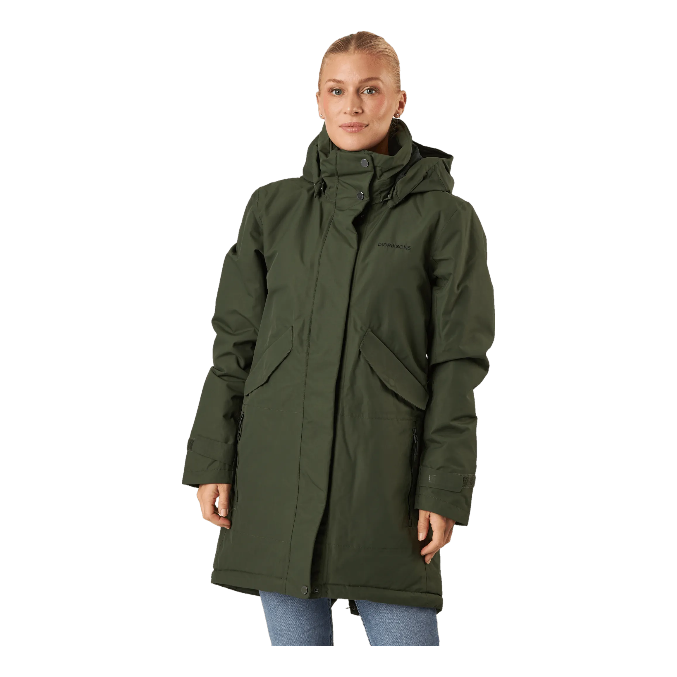 Didriksons Tanja Wns Parka 6 Green