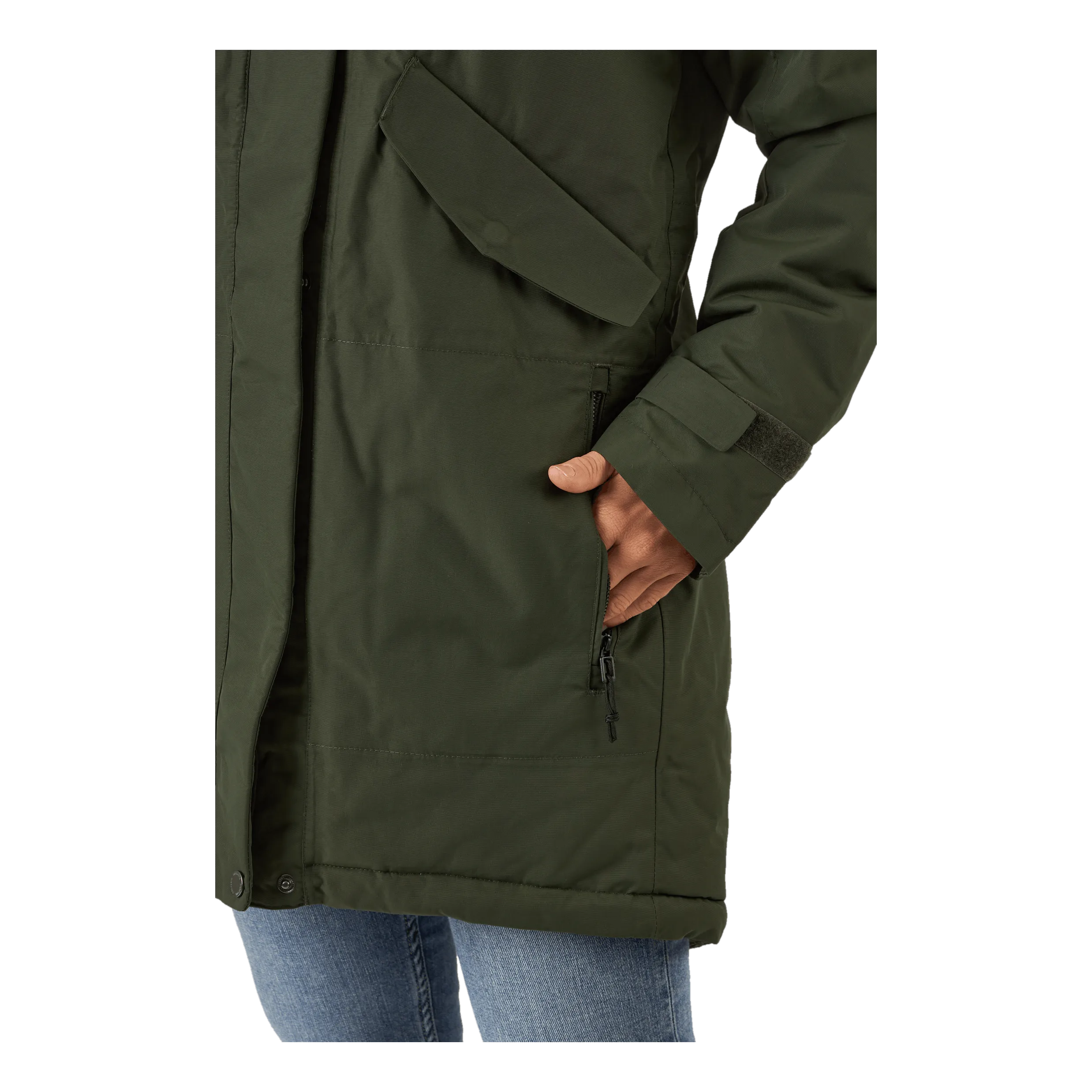 Didriksons Tanja Wns Parka 6 Green