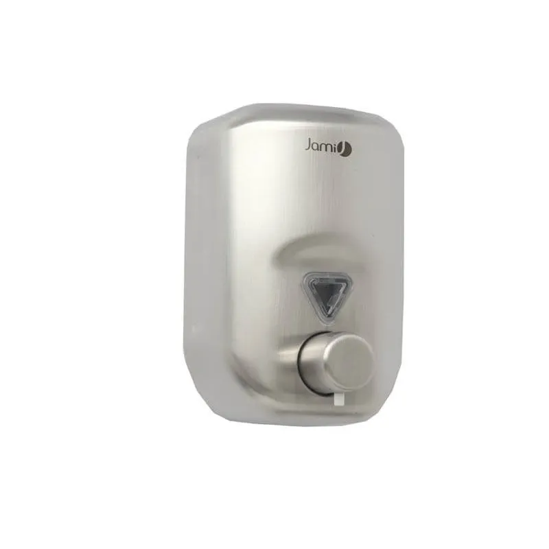 DOSIFICADOR DE JABóN DE ACERO INOXIDABLE SATINADO  JAMI