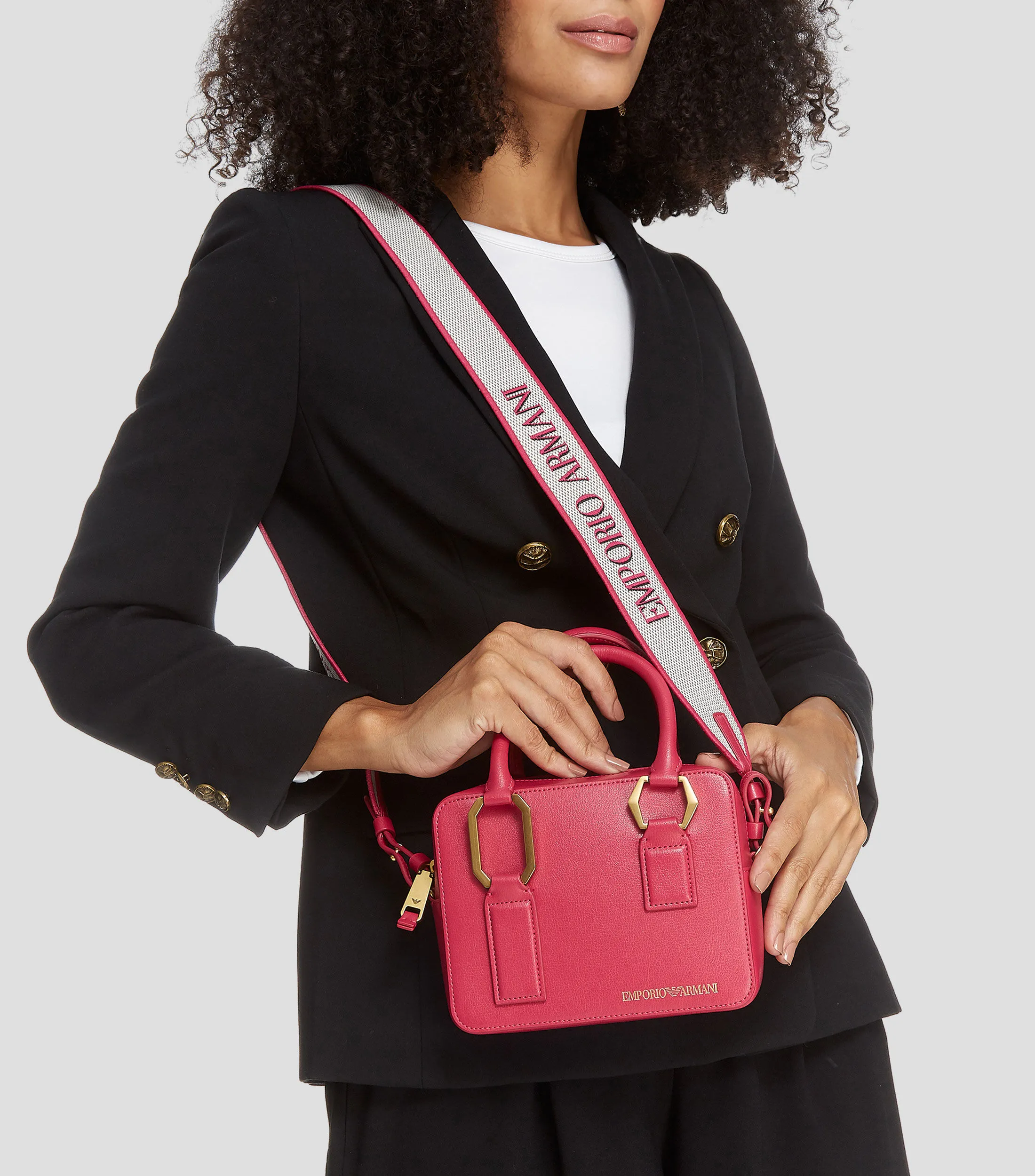 Emporio Armani Bolso Crossbody Texturizado Mujer