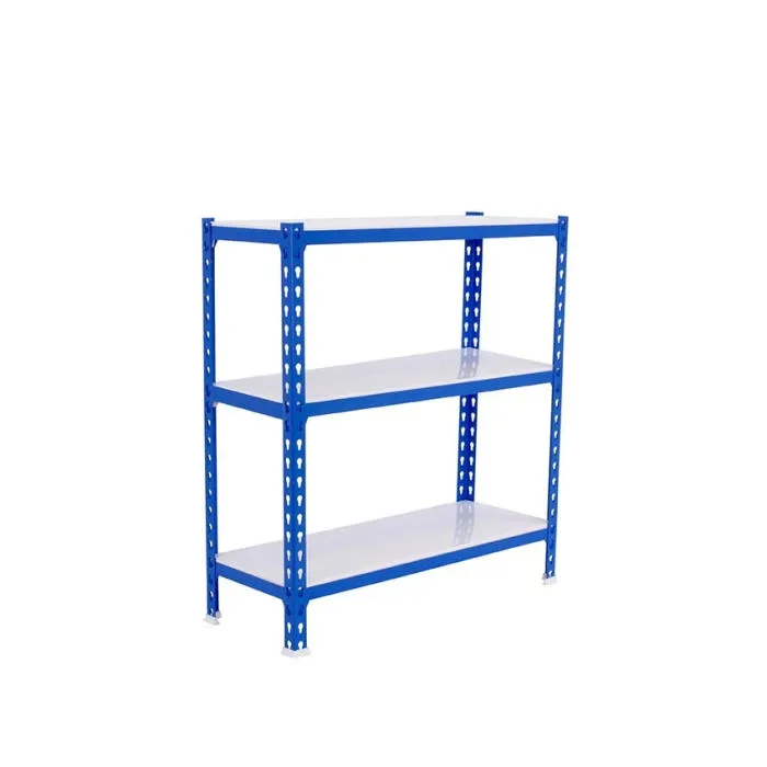 Estantería Metálica Sin Tornillos Kit Simonclick Superplus 3/300 1000 Azul/Blanco 3 baldas Simonrack