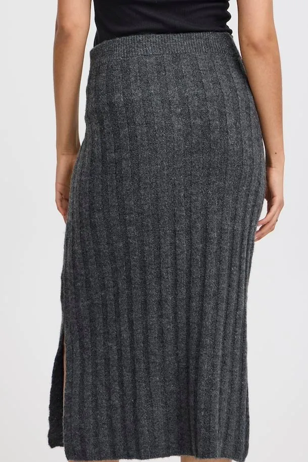 Falda Midi Marianne Gris