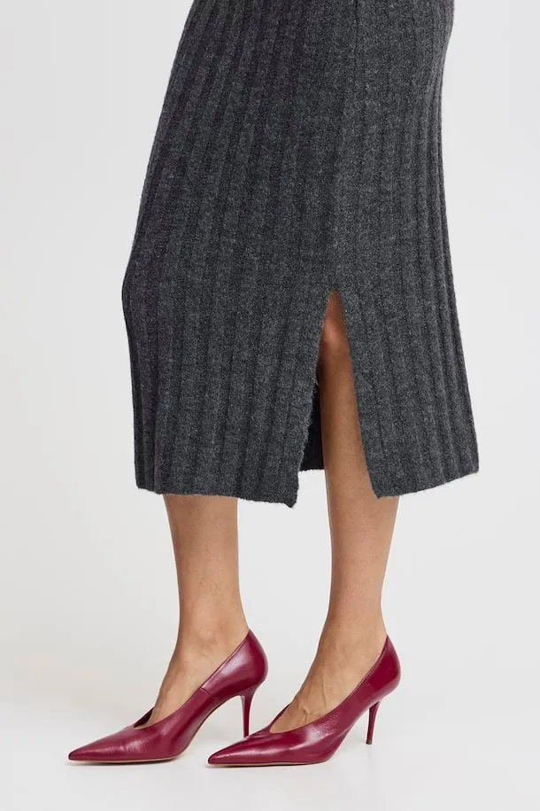 Falda Midi Marianne Gris