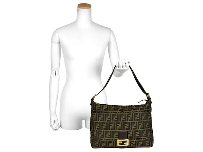 Fendi Mamma Baguette Castaño 