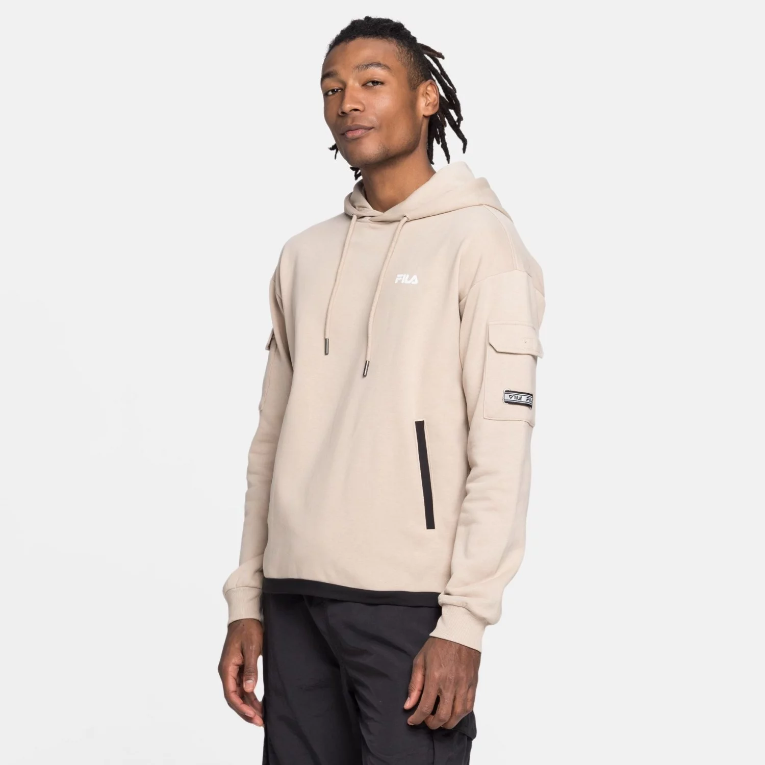 FILA Ull Hoody Oxford Tan