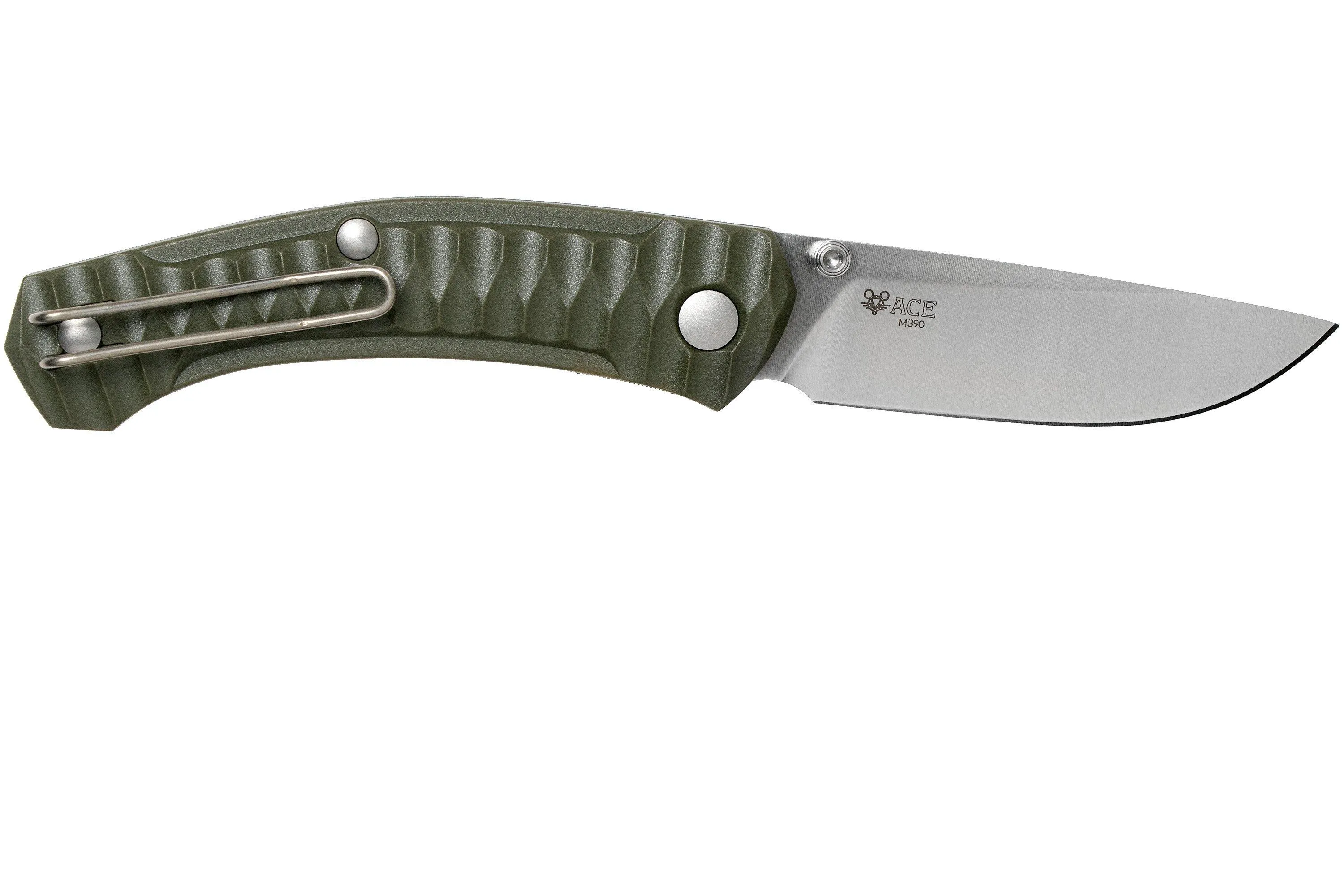 GiantMouse ACE Iona Olive Drab, Satin navaja, Ansø y Voxnaes Design