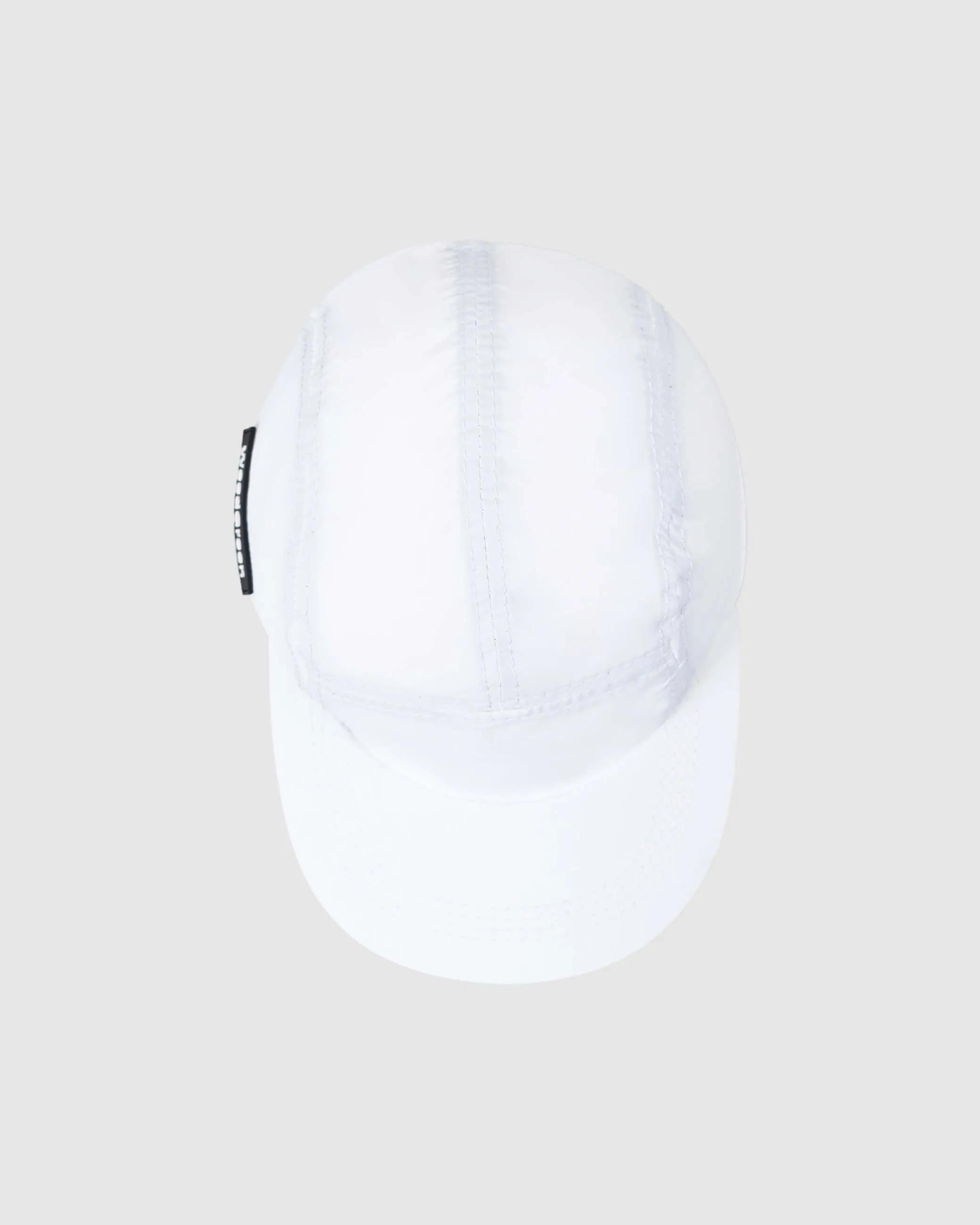 Gorra 5 paneles lateral blanco