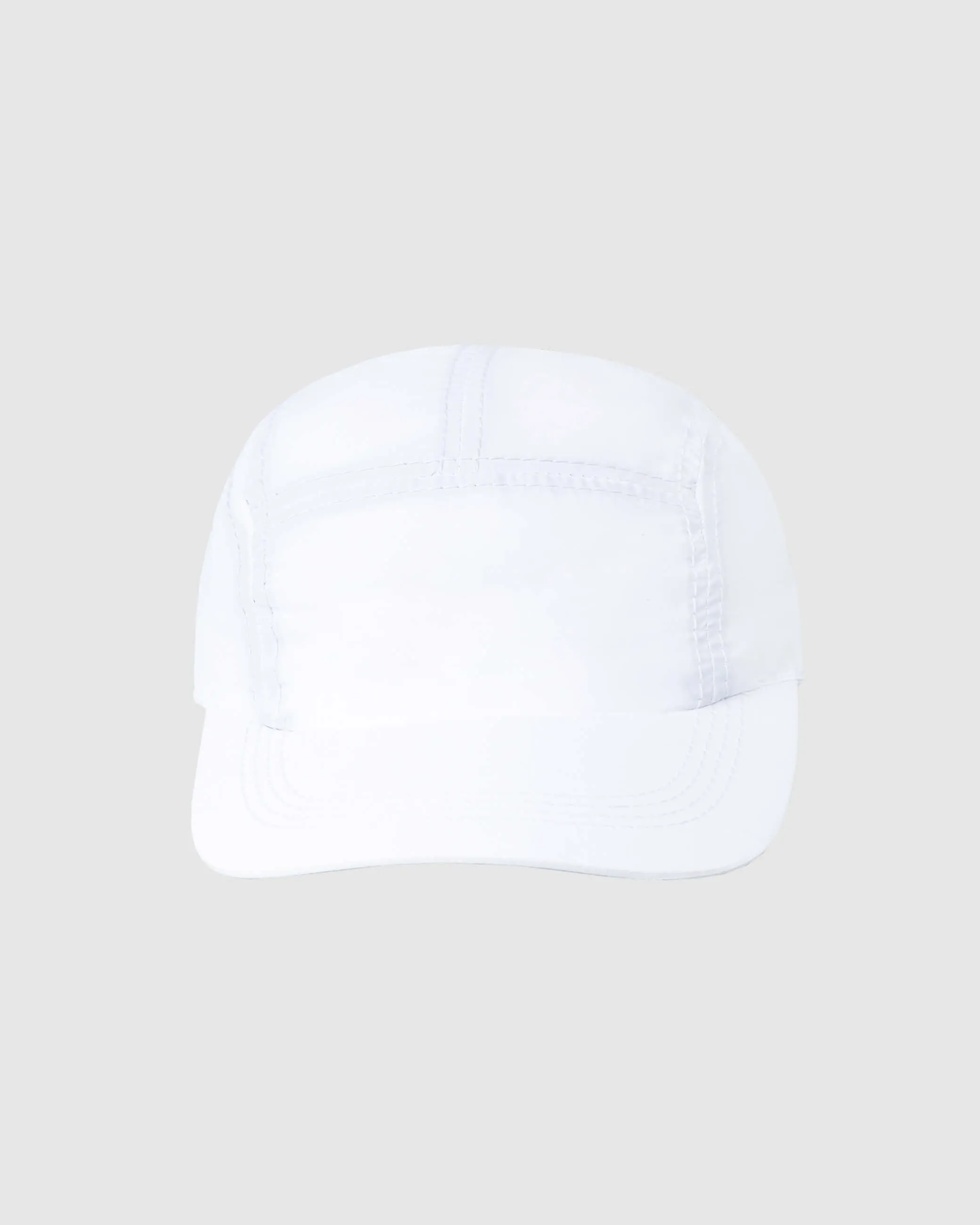 Gorra 5 paneles lateral blanco