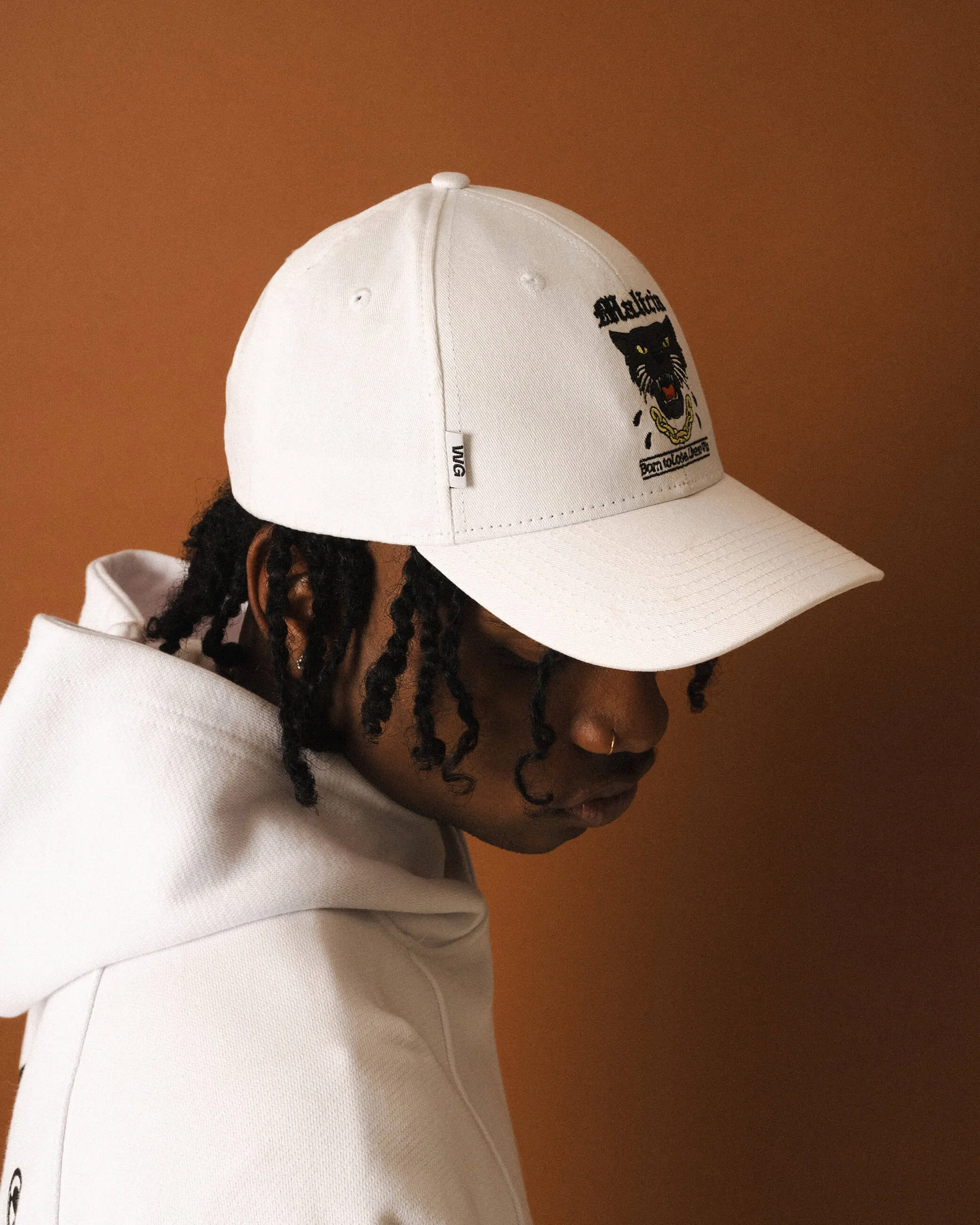 Gorra Baseball Cap Malicia blanca
