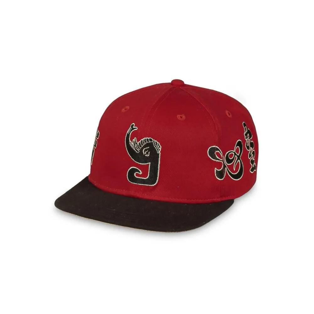 GORRA GRIMEY TUSKER TEMPLE BICOLOR SNAPBACK  RED | FW23
