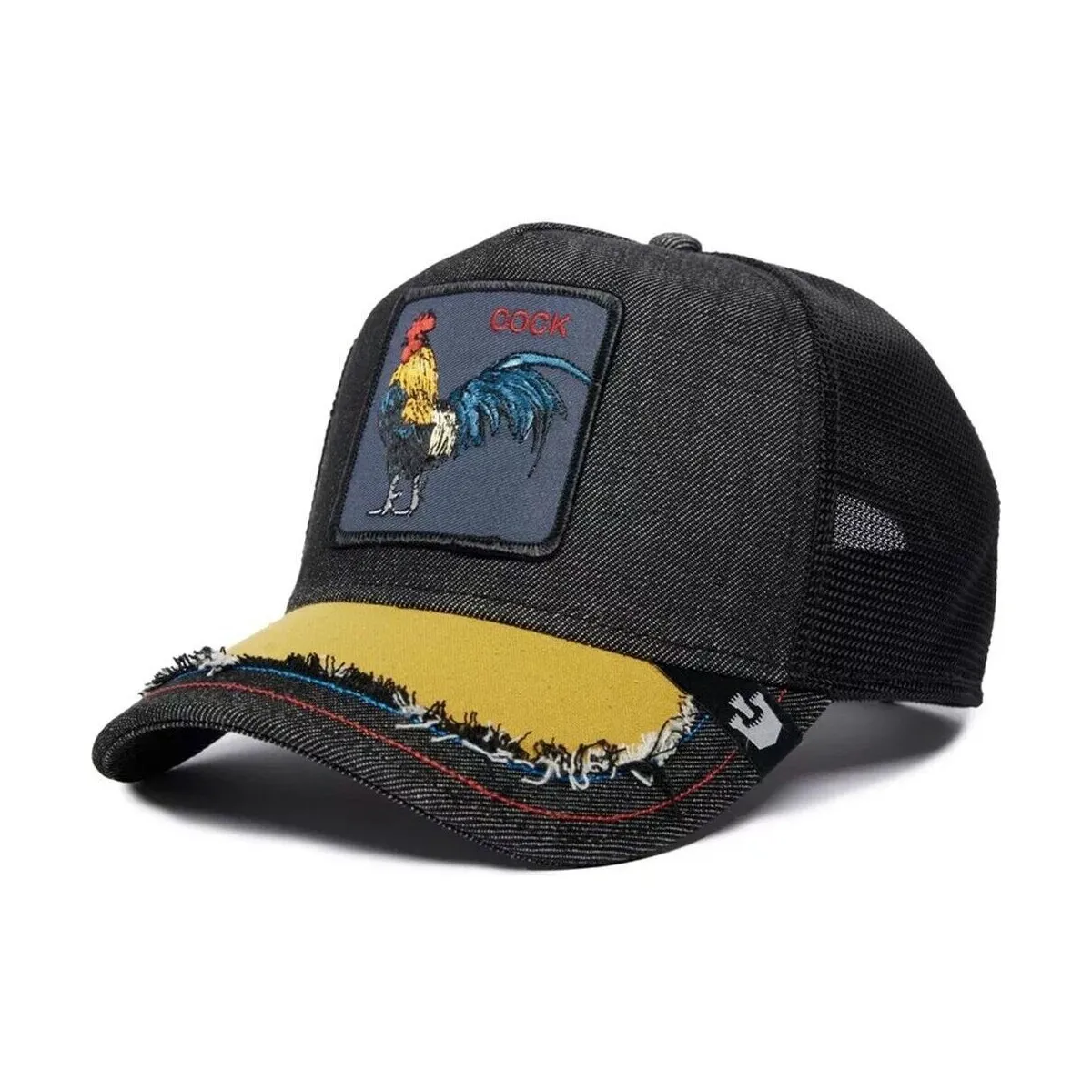Gorra Negra Gallo Silky Cock