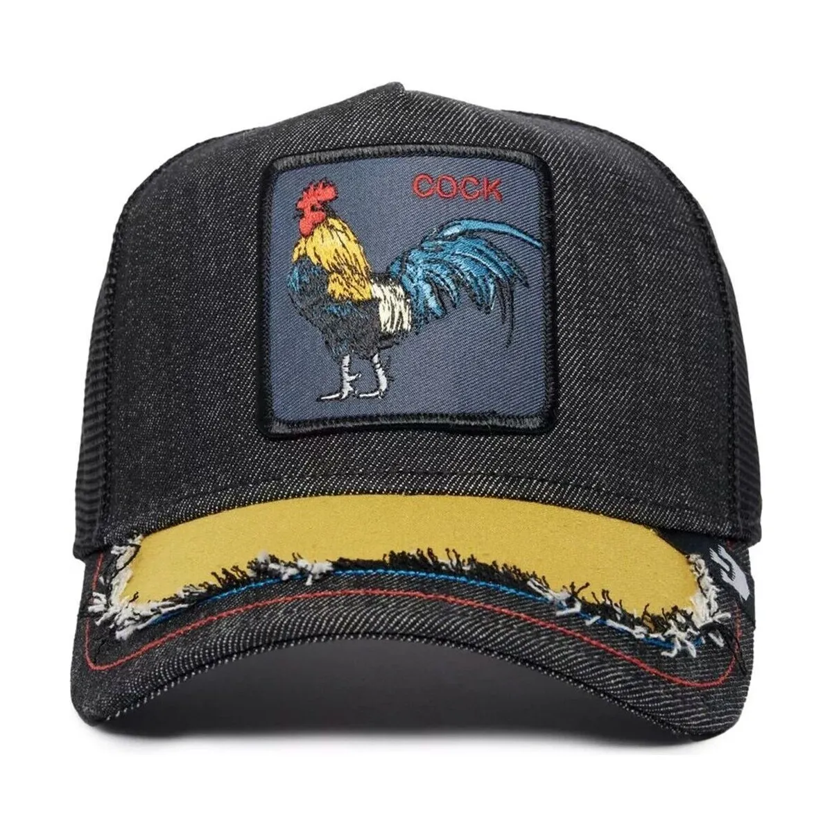 Gorra Negra Gallo Silky Cock