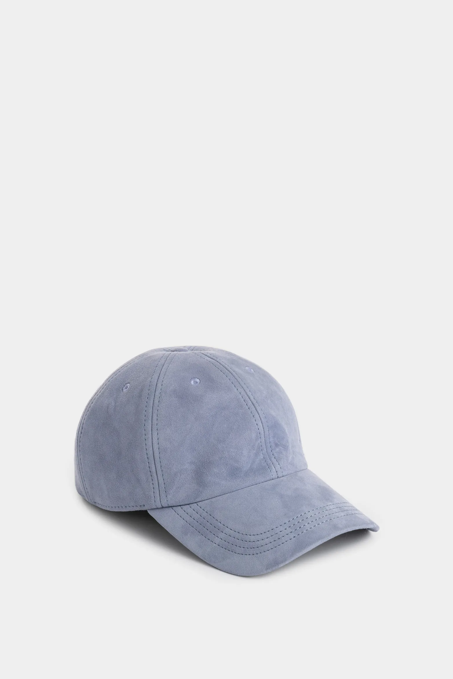 Gorra suede de cuero gamuza para hombre silueta baseball