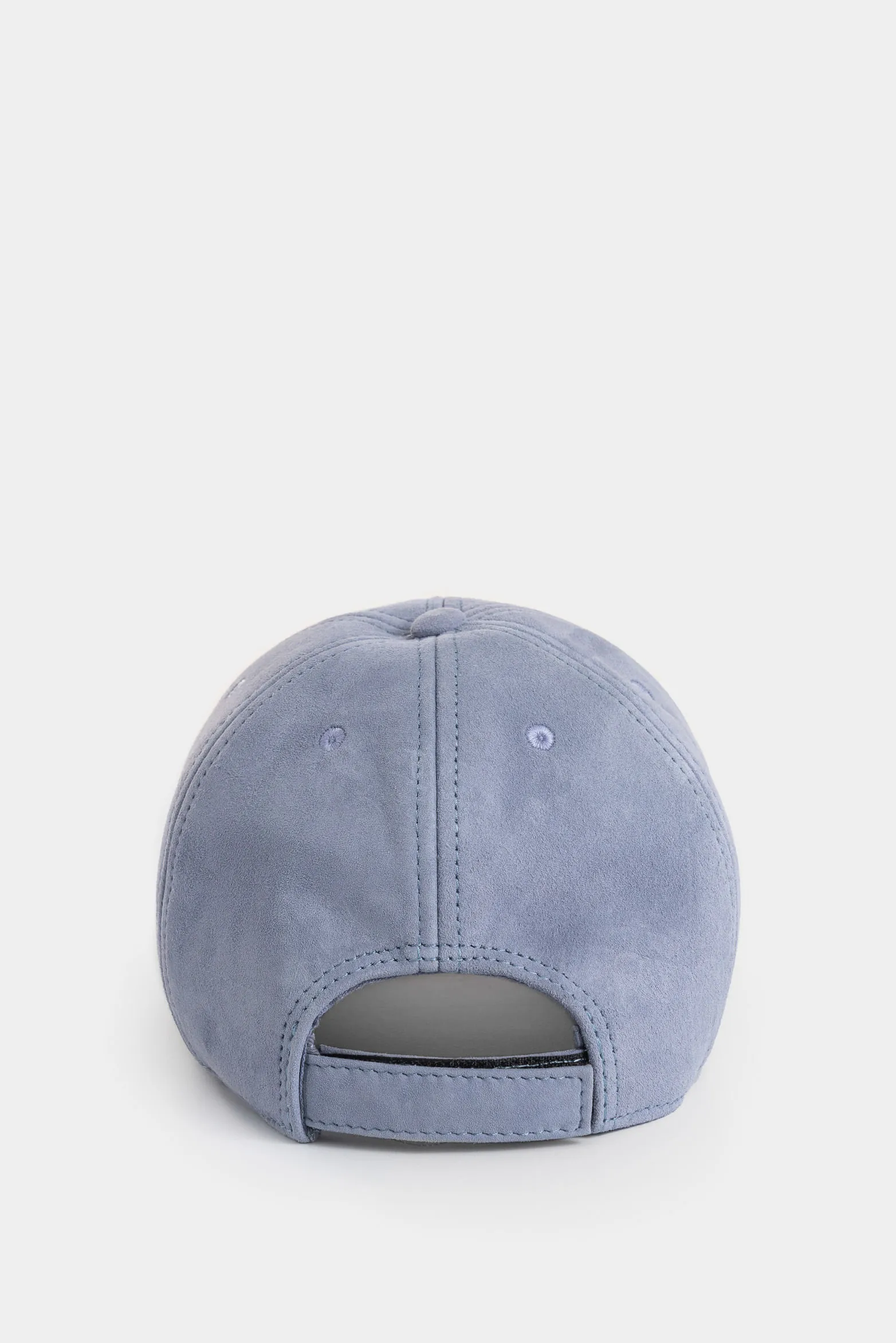 Gorra suede de cuero gamuza para hombre silueta baseball