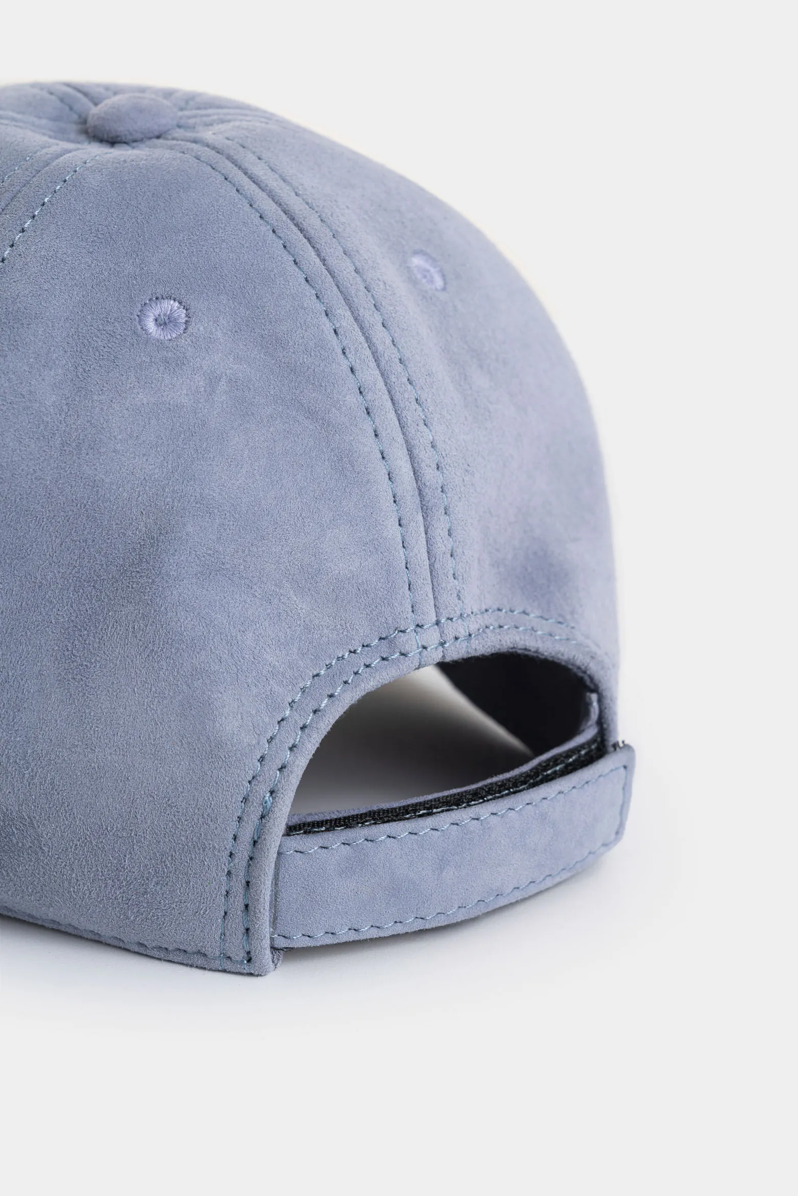 Gorra suede de cuero gamuza para hombre silueta baseball