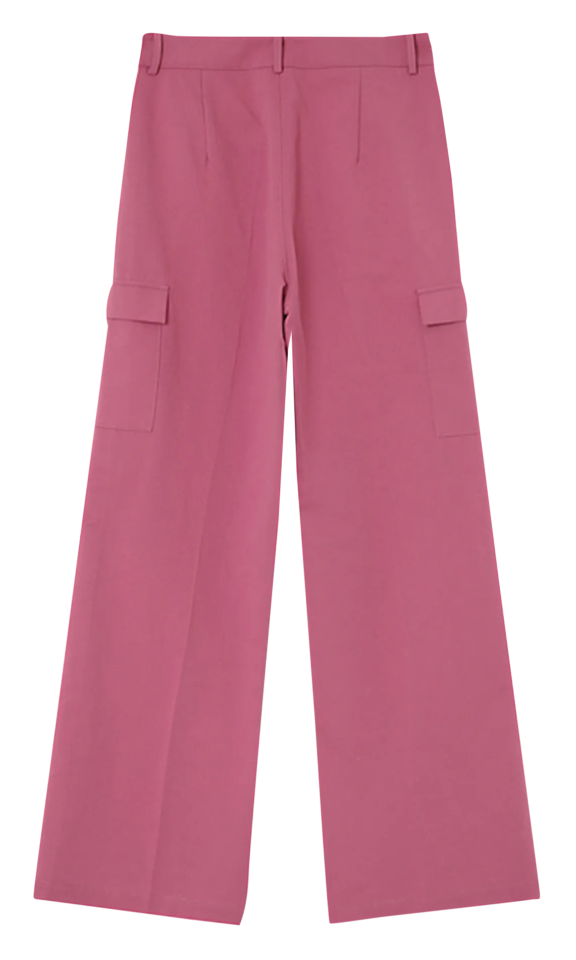 GRACE ET MILA MATEO  PANTALóN RECTO DE ALGODóN DE TALLE ALTO EN VIOLETA