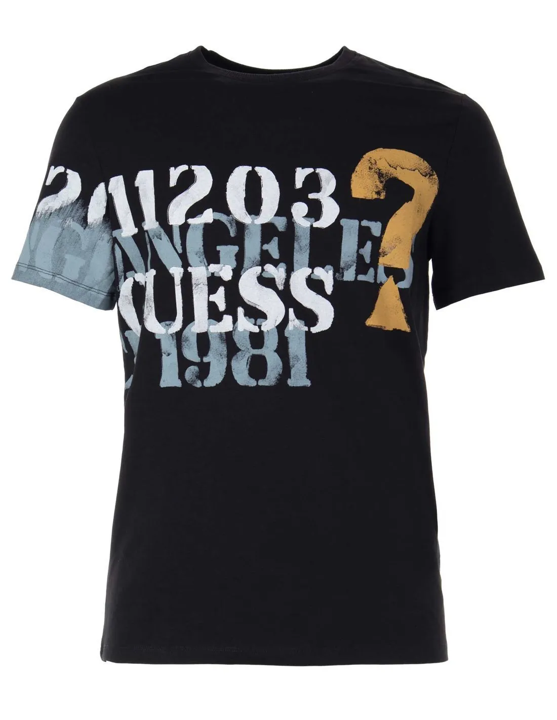 GUESS  CAMISETA NEGRA M3GI14J1314 HOMBRE