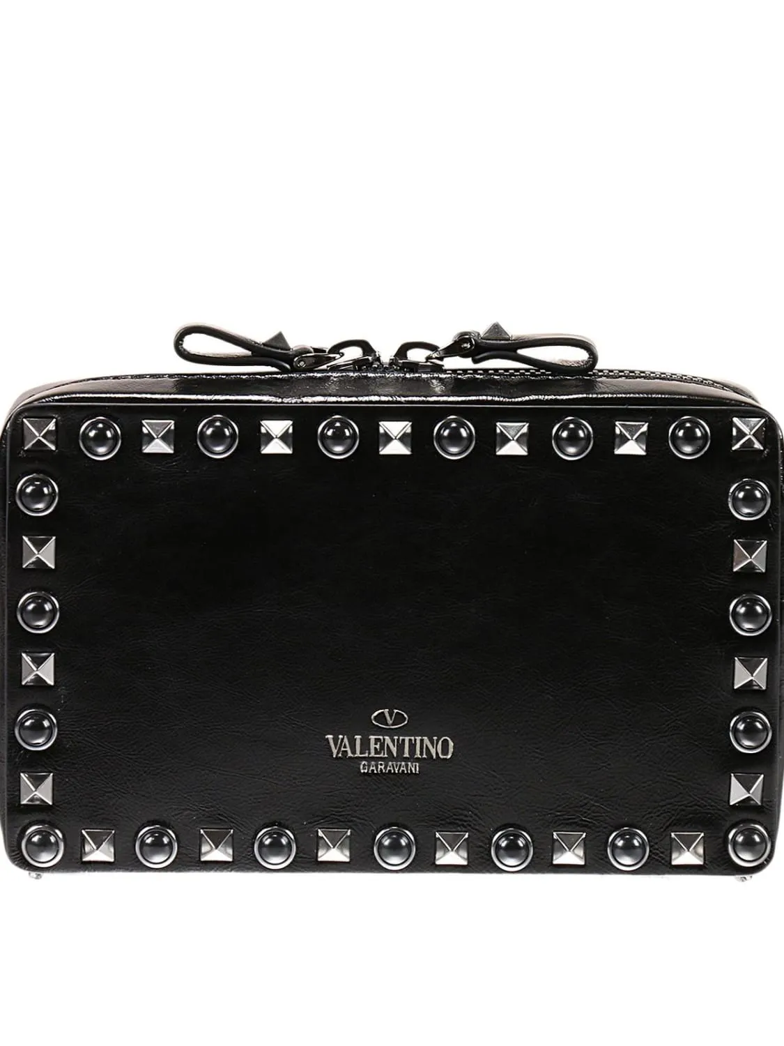 Guitar rockstud rolling noir bandolera con tachas y piedras