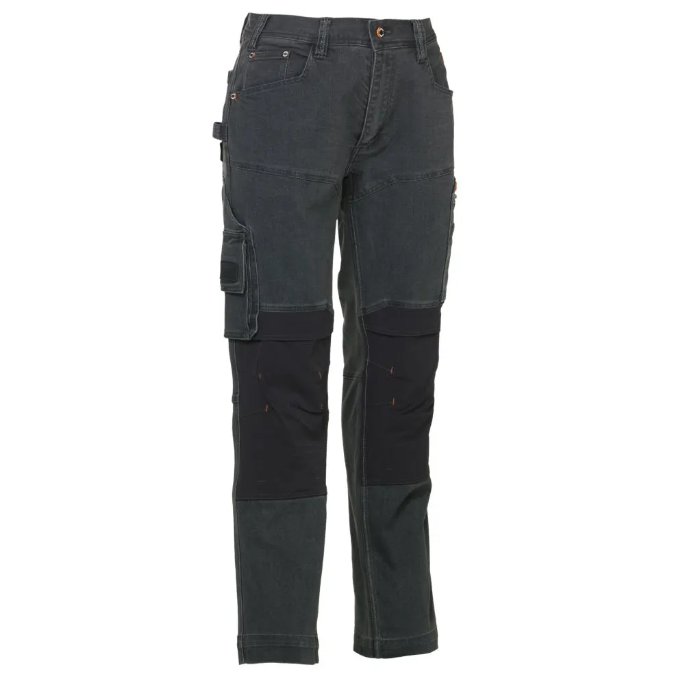 Herock Sphinx, pantalón vaquero de trabajo, negro (cintura 35