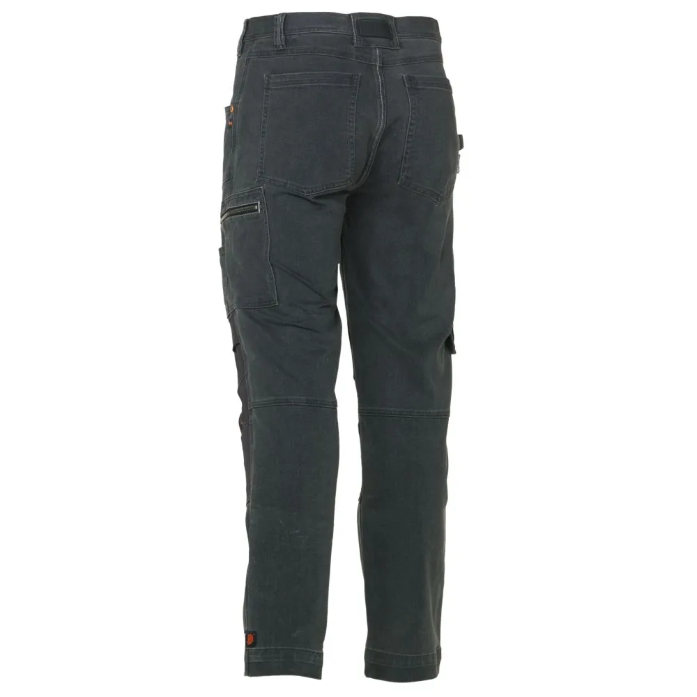 Herock Sphinx, pantalón vaquero de trabajo, negro (cintura 35