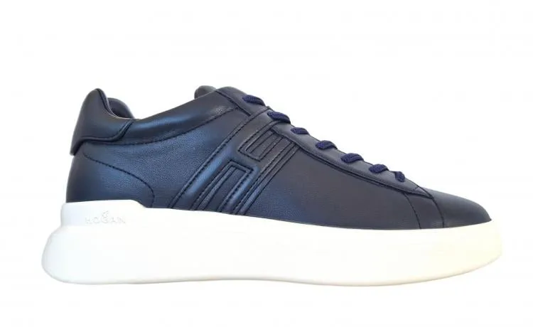 Hogan zapatos de hombre sneakers H580 HXM5800DV42LE9U805 azul noche