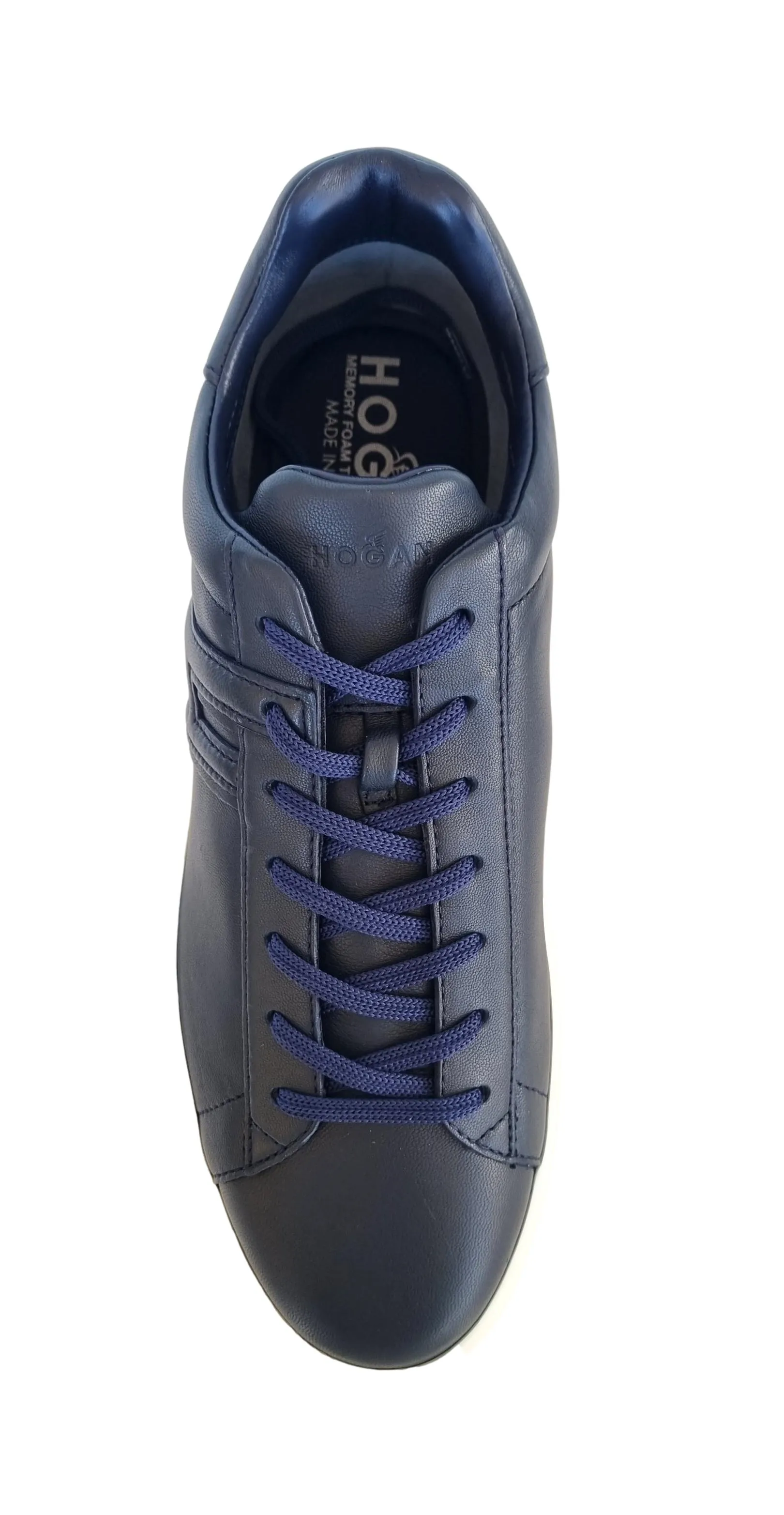 Hogan zapatos de hombre sneakers H580 HXM5800DV42LE9U805 azul noche