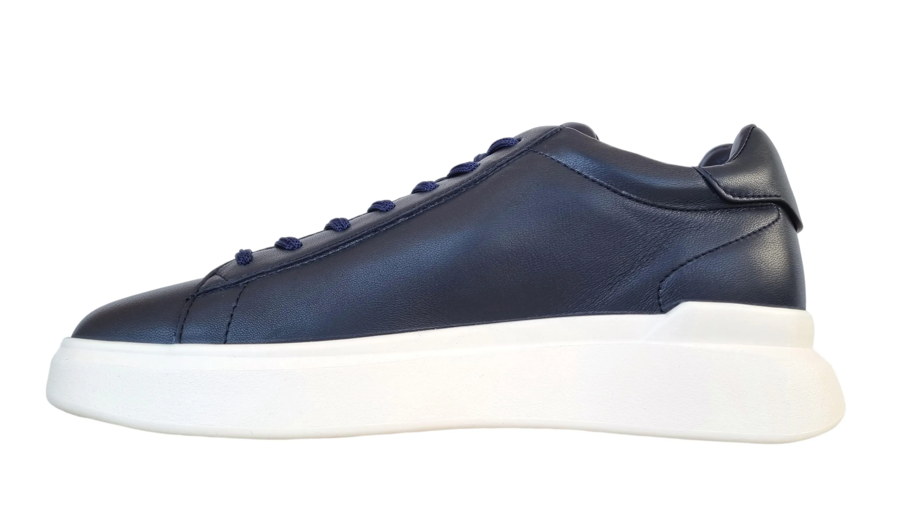 Hogan zapatos de hombre sneakers H580 HXM5800DV42LE9U805 azul noche