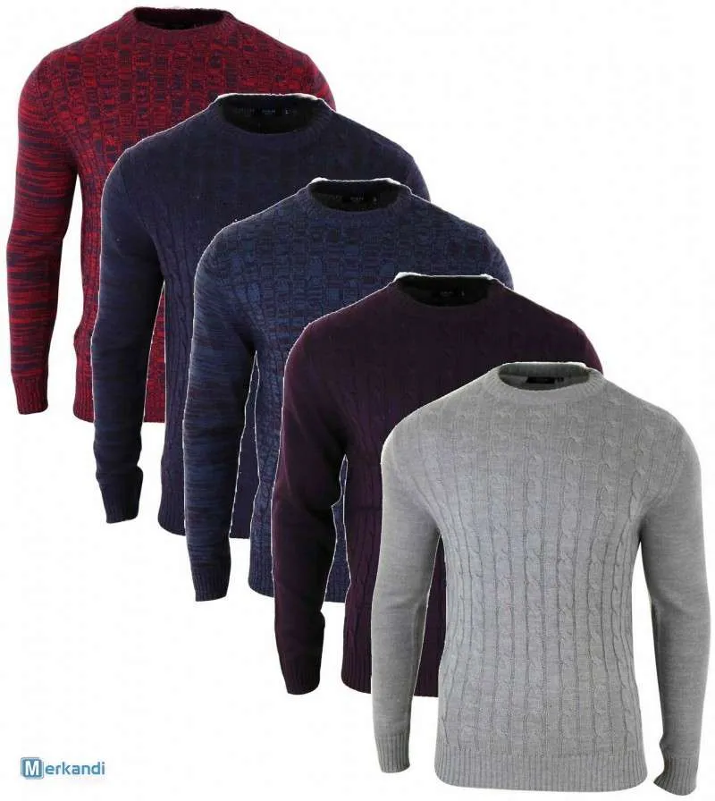 Hombres Nuevo D&H Twisted Cable Sudaderas Winter Jumper Machine Lavable