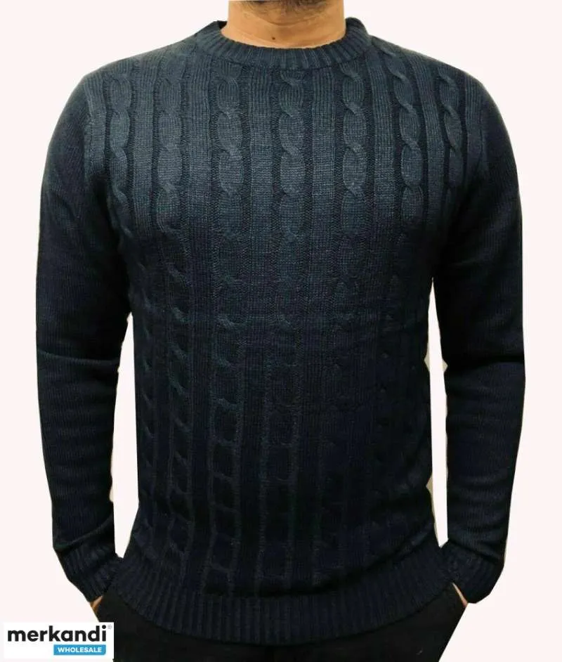 Hombres Nuevo D&H Twisted Cable Sudaderas Winter Jumper Machine Lavable