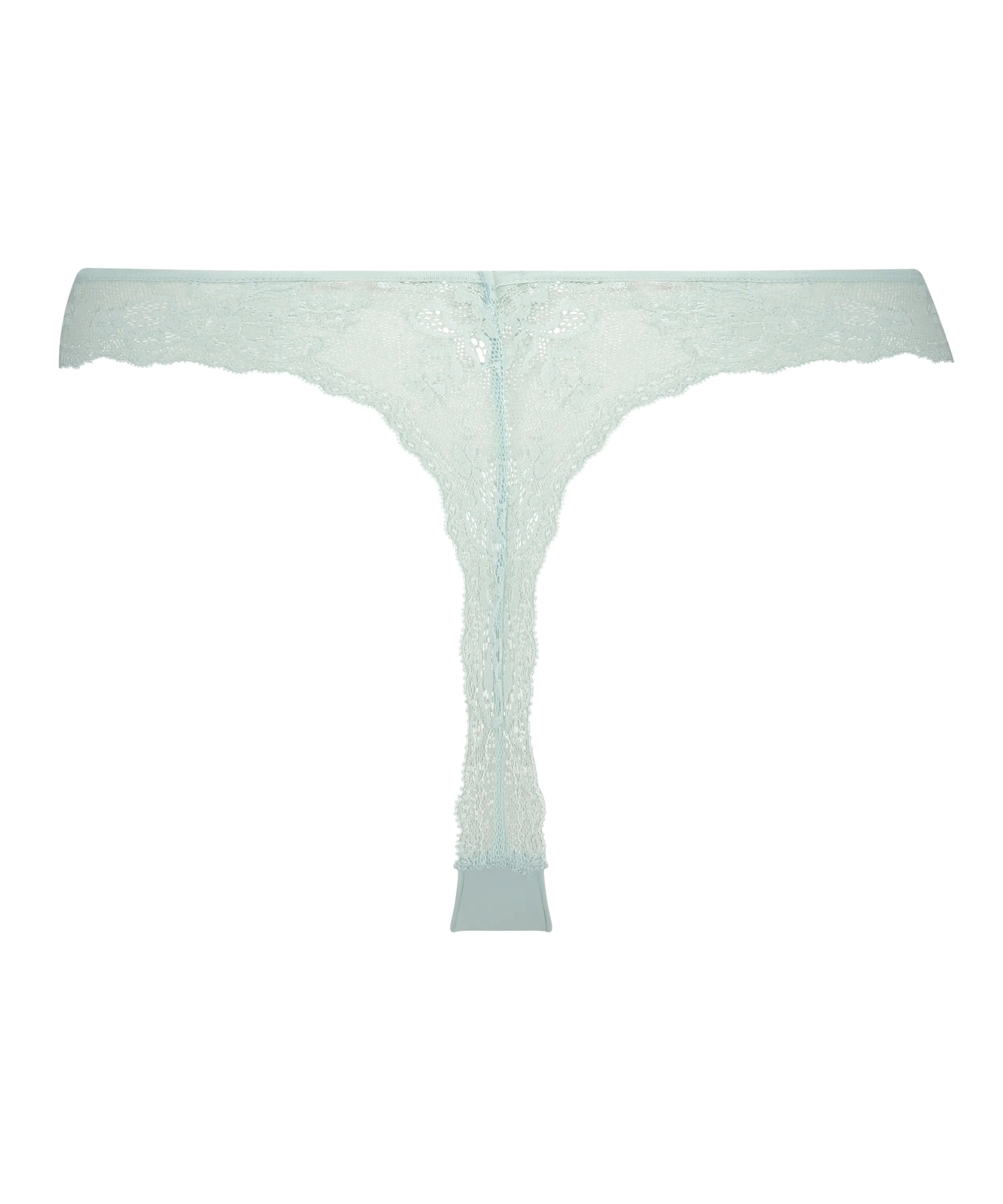 INVISIBLE TANGA LACE BACK  VERDE
