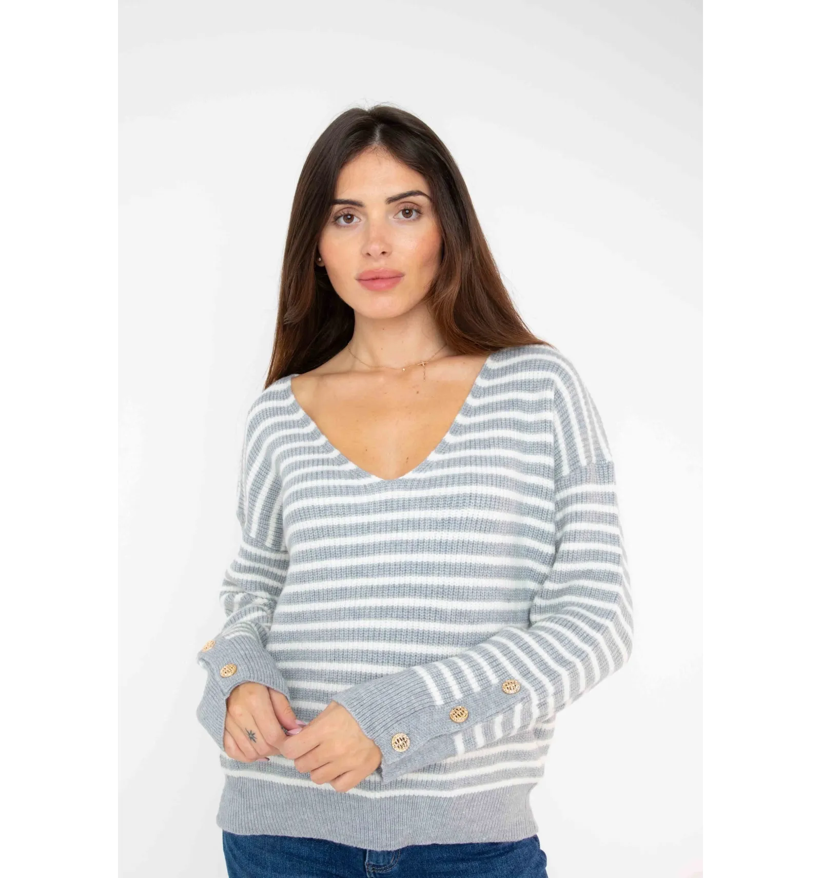 JERSEY SIBAS  GRIS