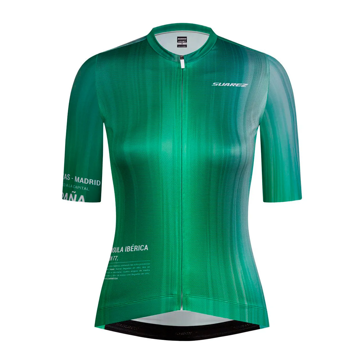 Jersey SUAREZ AVANT LAS ROZAS Vuelta de Espaa Mujer Verde Talla: CH WCJ2134600S1260