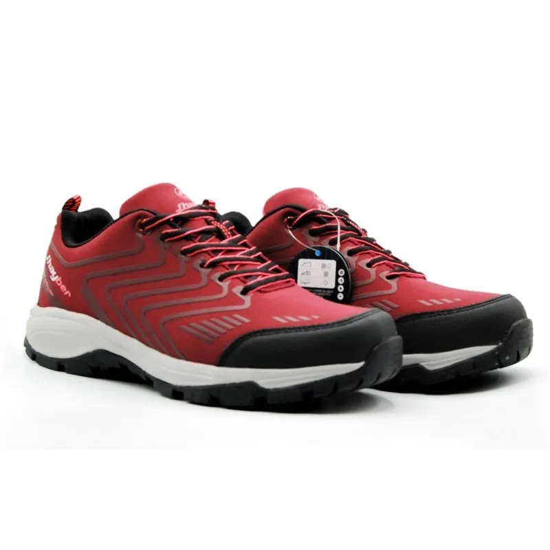 JHayber ZS52351 Aqua Repellent Negro y Granate Deportivo casual mujer