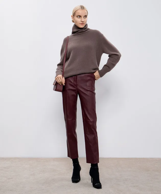 JOSEPH Brown cashmere sweater