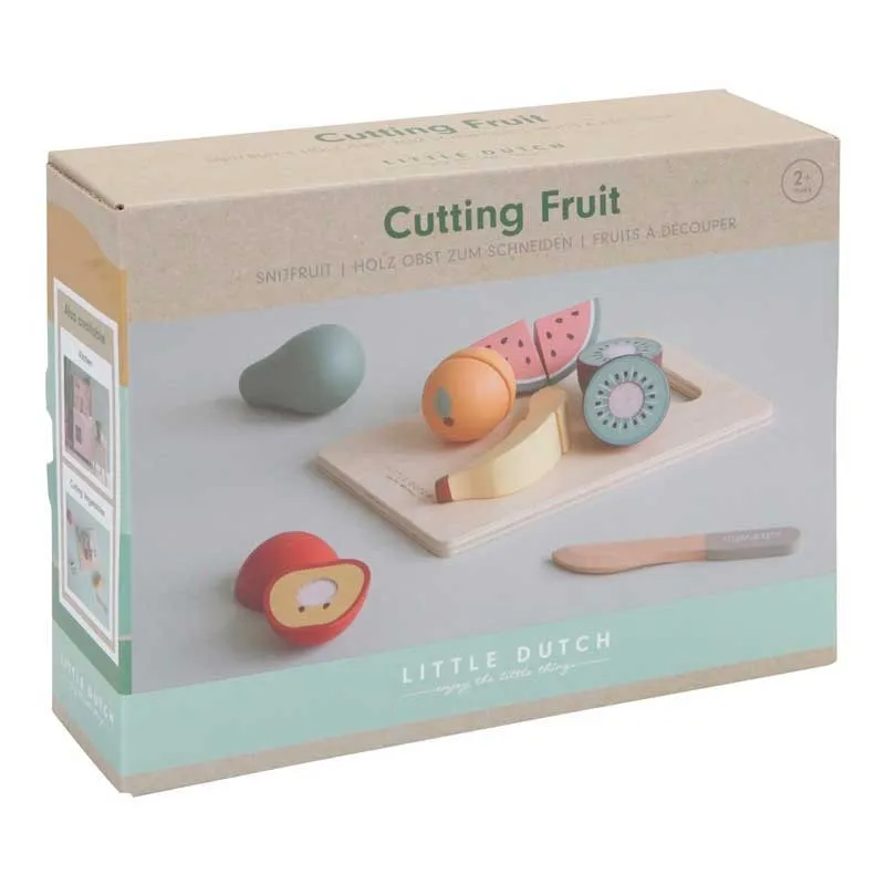Juego madera frutas Little Dutch