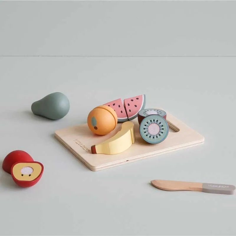 Juego madera frutas Little Dutch