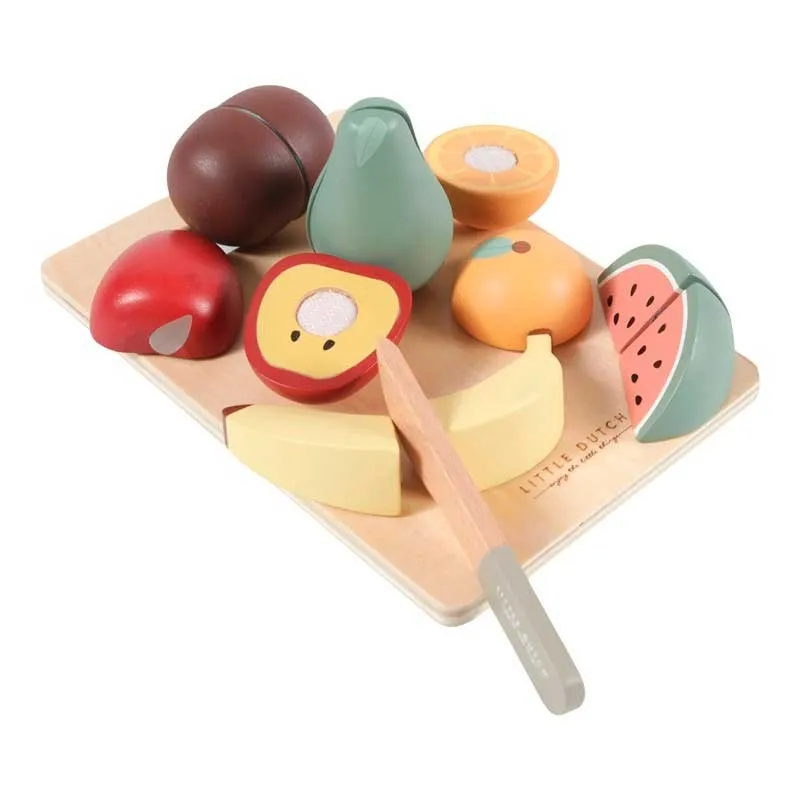 Juego madera frutas Little Dutch