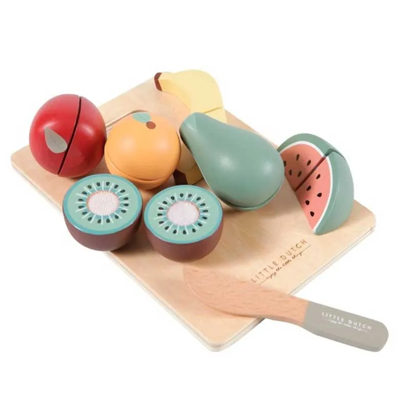 Juego madera frutas Little Dutch