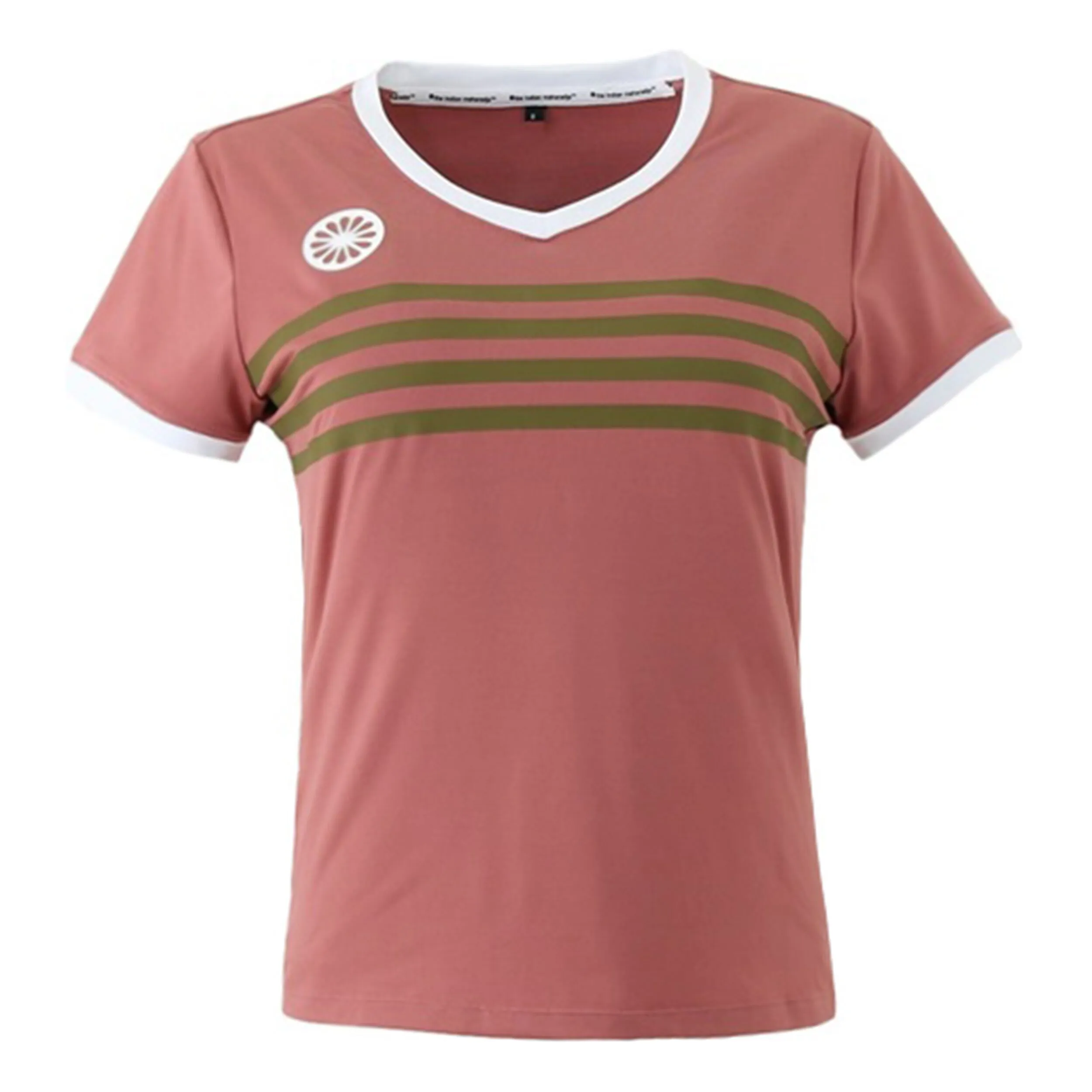 KADIRI STRIPED VNECK CAMISETA DE MANGA CORTA MUJERES