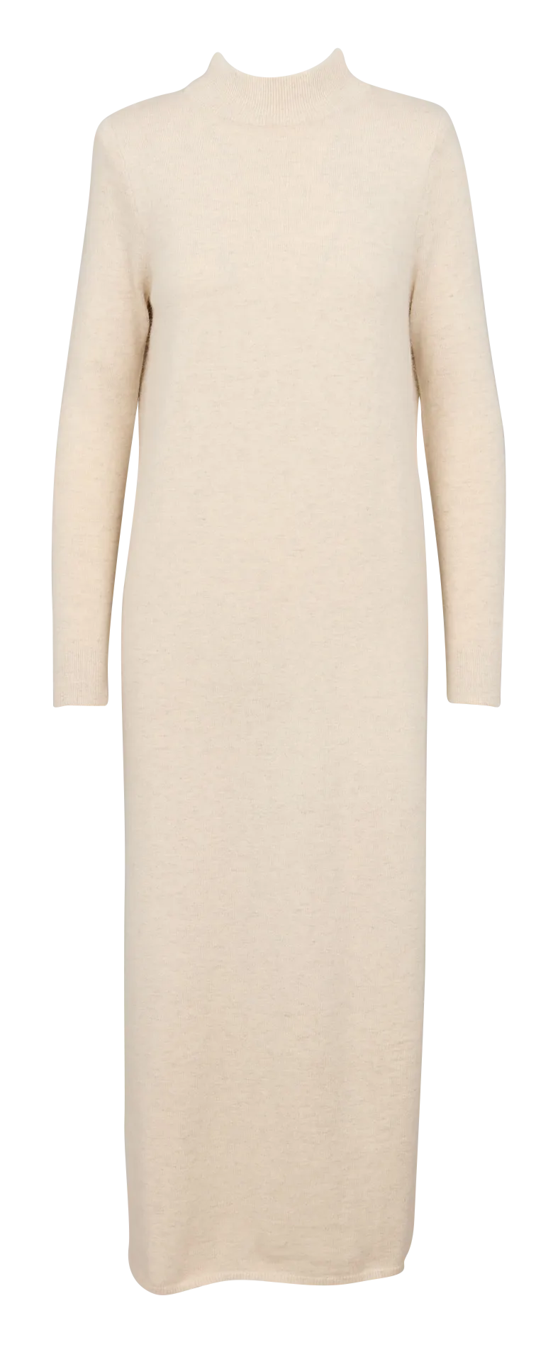 KARMA KOMA ROSSINI  VESTIDO LARGO DE PUNTO CON ESPALDA DESCUBIERTA EN BEIGE